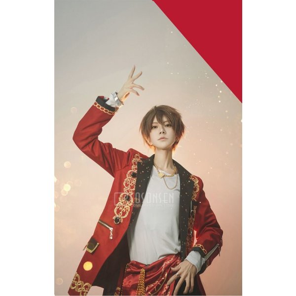 画像8: 【25%OFF】あんさんぶるスターズ あんスタ Saga*かけ上がるレインボーステージ 守沢千秋 コスプレ衣装 刺繍版 (8)