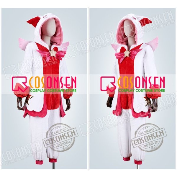 画像3: リーグ・オブ・レジェンド League of Legends LoL パジャマガーディアン ラックス Lux コスプレ衣装 (3)