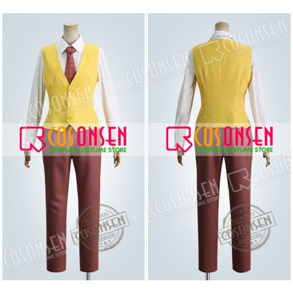 画像4: 約束のネバーランド 約ネバ ノーマン コスプレ衣装 スーツ (4)