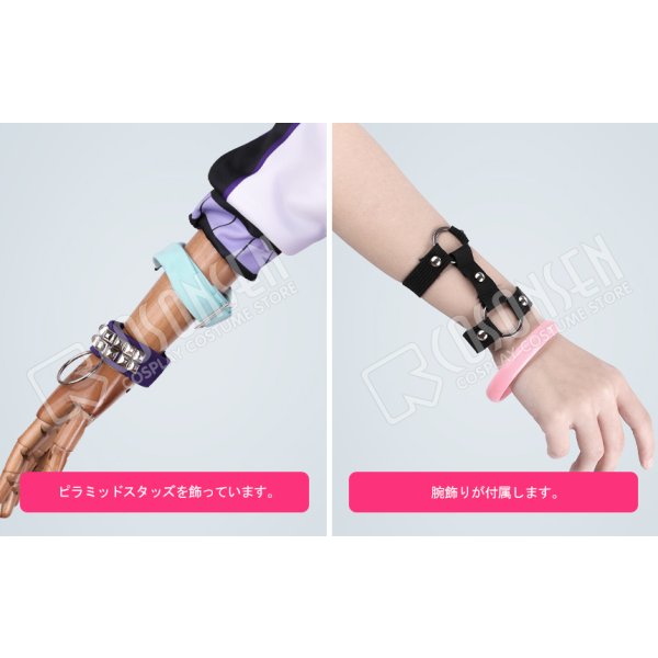 画像13: あんさんぶるスターズ あんスタ スカウト!ポイズンアラモード 影片みか コスプレ衣装 (13)