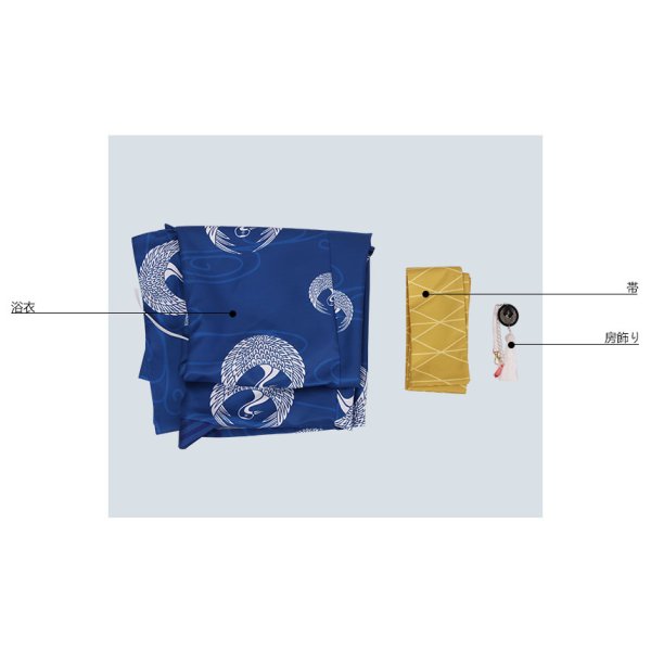 画像6: 刀剣乱舞 とうらぶ 大江戸温泉 鶴丸国永 コスプレ衣装 (6)
