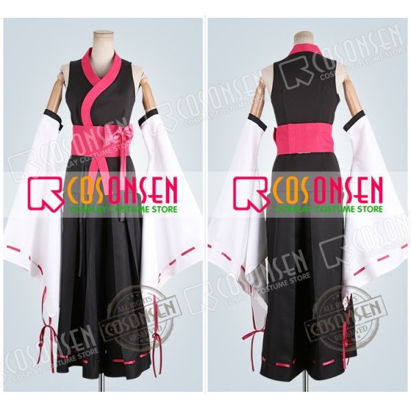 画像2: ケムリクサ りつ コスプレ衣装 巫女服 (2)