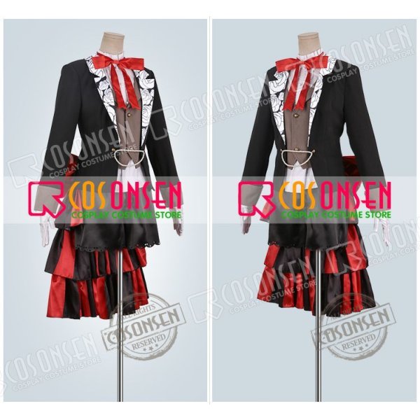 画像3: オンエア！ OnAir! Hot-Blood 届けこの声Now On Air！ 雅野椿 コスプレ衣装 (3)