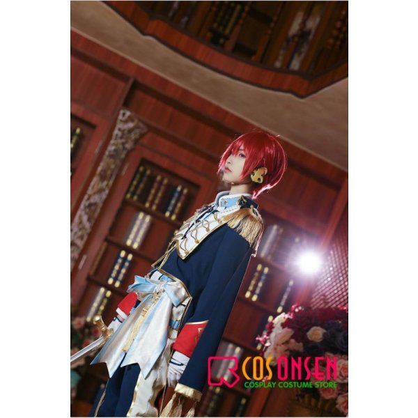 画像4: あんさんぶるスターズ あんスタ レクイエム*誓いの剣と返礼祭 朱桜司 コスプレ衣装 (4)