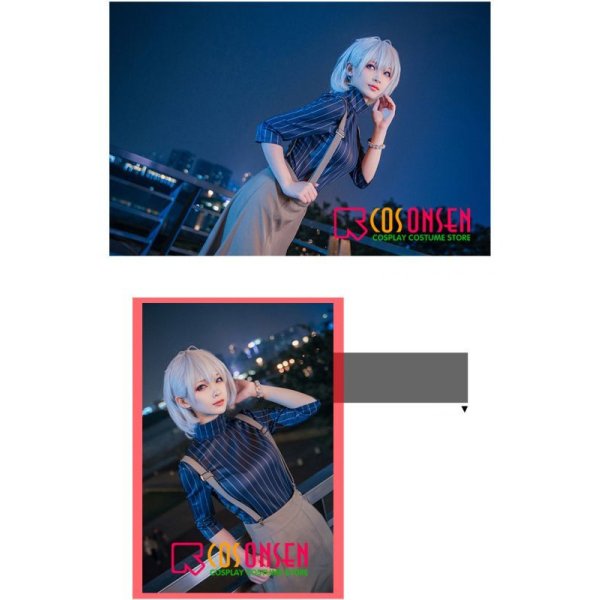 画像6: ヒプノシスマイク OTHER CHARACTERS 碧棺合歓 コスプレ衣装 (6)