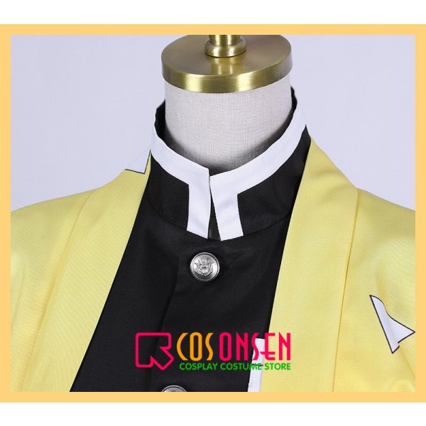 画像4: 鬼滅の刃 鬼殺隊隊服 我妻善逸 コスプレ衣装 (4)