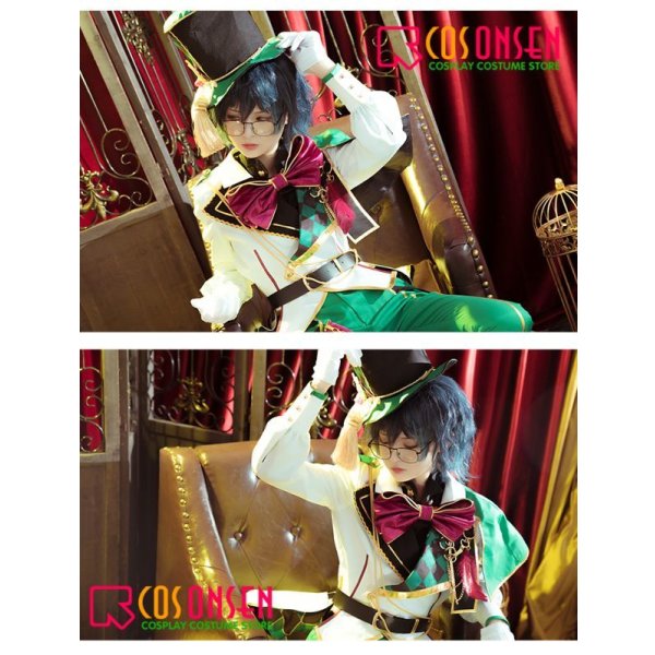 画像7: あんさんぶるスターズ あんスタ 駆け引き◆ワンダーゲーム 青葉つむぎ コスプレ衣装 (7)