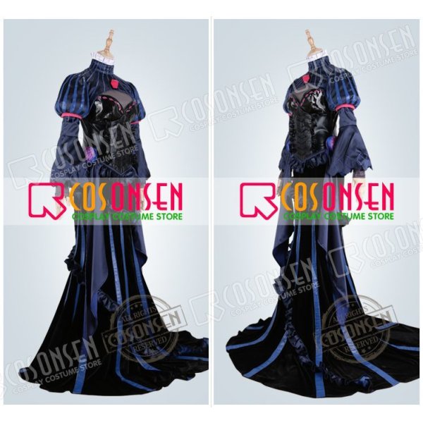 画像3: 【25%OFF】Fate/Grand Order FGO 紫式部 コスプレ衣装 霊基再臨 第1段階 最終再臨 黒Ver (3)