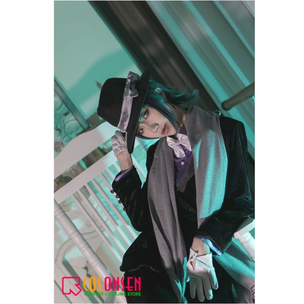 画像3: ツイステ風 ジェイド・リーチ コスプレ衣装 (3)