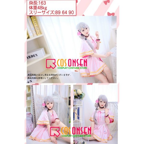 画像2: アイドルマスター アイマス O-Ku-Ri-Mo-No Sunday 久川凪 コスプレ衣装 (2)