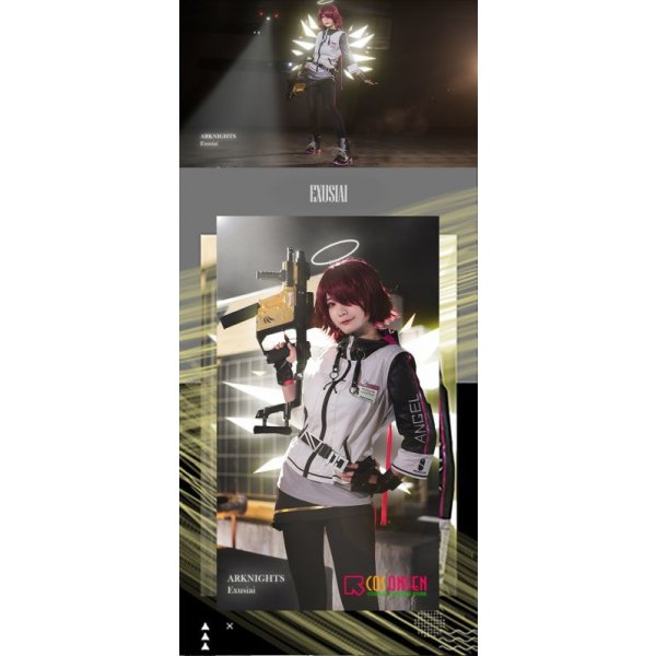 画像4: アークナイツ 能天使 エクスシアイ コスプレ衣装 (4)