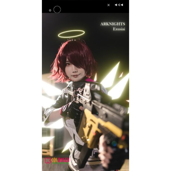 画像6: アークナイツ 能天使 エクスシアイ コスプレ衣装 (6)