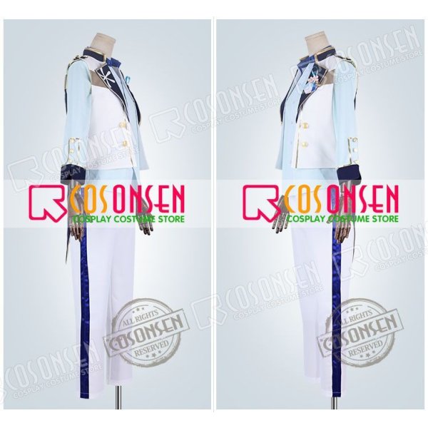 画像3: あんさんぶるスターズ あんスタ 4周年記念クラス別スカウト Rabits 真白友也 コスプレ衣装 (3)