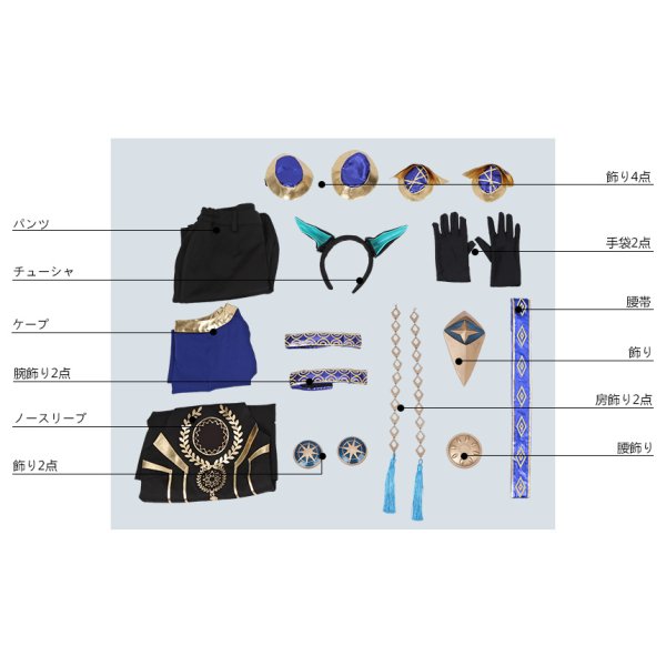 FGO アルジュナ　第三臨　衣装　ウィッグなし　未使用のため値下げしません 三分妄想1/3Delusion】Fate/Grand Order FGO アンキ