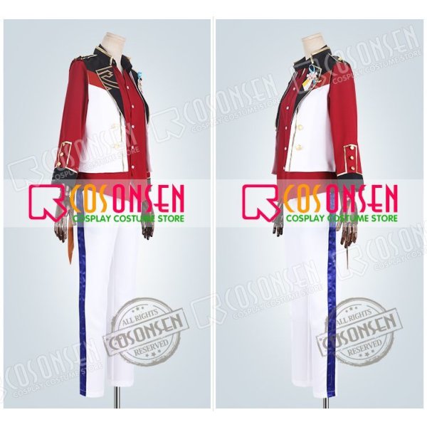 画像3: 【25%OFF】あんさんぶるスターズ あんスタ 4周年記念クラス別スカウト 紅月 鬼龍紅郎 コスプレ衣装 (3)
