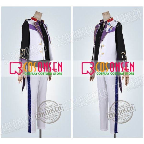 画像3: あんさんぶるスターズ あんスタ 4周年記念クラス別スカウト UNDEAD 乙狩アドニス コスプレ衣装 (3)