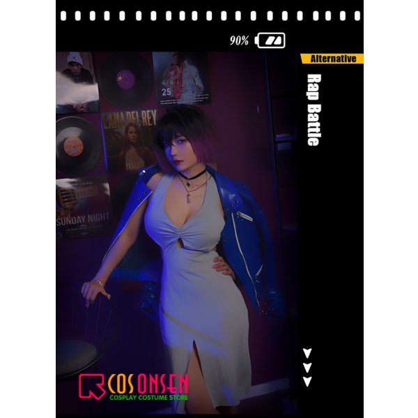 画像3: ヒプノシスマイク-Alternative Rap Battle- オルタナティブラップバトル ヒプマイ-A.R.B- アミリア・百鬼 コスプレ衣装 (3)