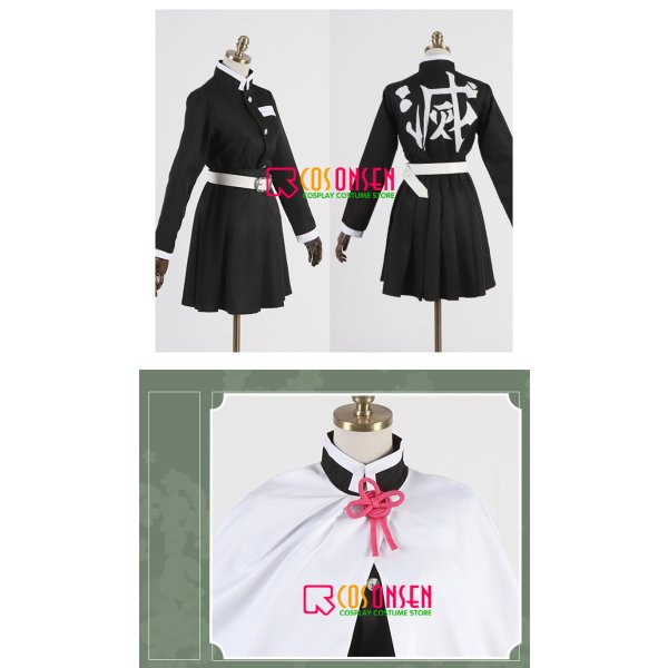 鬼滅の刃　鬼殺隊隊服　栗花落カナヲ　公式ACOS製　Lサイズ　コスプレ衣装 鬼滅の刃 栗花落カナヲ 鬼殺隊隊服 コスプレ衣装