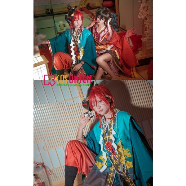 画像5: 【25%OFF】あんさんぶるスターズ あんスタ 恐怖!玉依の人形屋敷 逆先夏目 コスプレ衣装 (5)