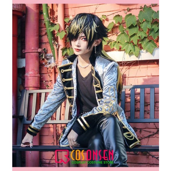 画像5: ヒプノシスマイク -Division Rap Battle- + ナゴヤ・ディビジョン“Bad Ass Temple”四十物十四 コスプレ衣装 (5)