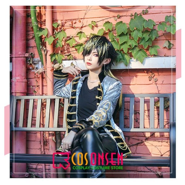 画像3: ヒプノシスマイク -Division Rap Battle- + ナゴヤ・ディビジョン“Bad Ass Temple”四十物十四 コスプレ衣装 (3)