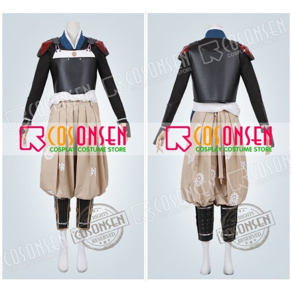 画像4: Fate/Grand Order FGO 森長可 コスプレ衣装 霊基再臨 第二段階 (4)