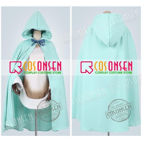 画像8: Reゼロから始める異世界生活 氷結の絆 エミリア コスプレ衣装 (8)