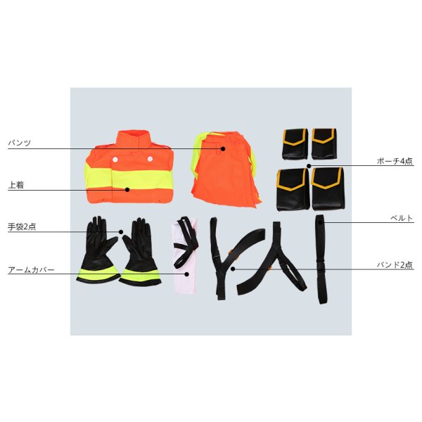 画像6: プロメア ガロ・ティモス コスプレ衣装 (6)