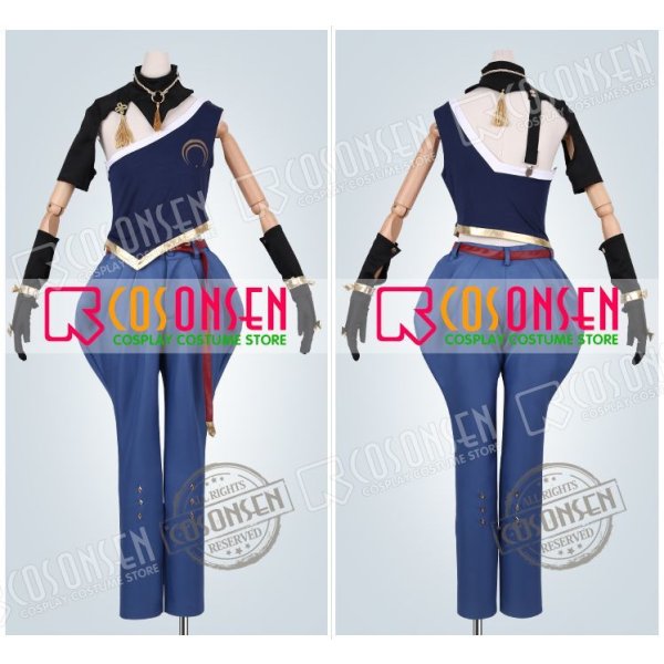 画像5: 刀剣乱舞 ミュージカル2部ライブ衣装 阿津賀志山異聞2018 巴里 三日月宗近 コスプレ衣装 (5)