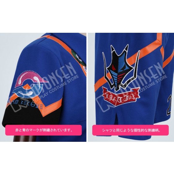 画像8: ポケモン ポケモン剣盾 ジムリーダー キバナ コスプレ衣装 刺繍版 (8)