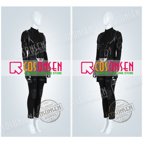 画像3: The Avengers アベンジャーズ4：エンドゲーム ブラック・ウィドウ Black Widow コスプレ衣装 (3)