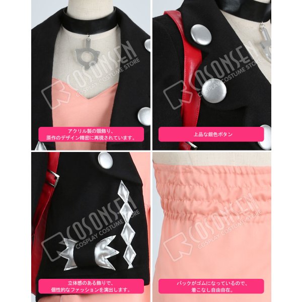 画像7: 【25%OFF】ポケモン ソード・シールド ポケモン剣盾 マリィコスプレ衣装 (7)