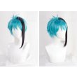 画像2: ツイステッドワンダーランド ツイステ ジエイド・リーチ コスプレウィッグ (2)