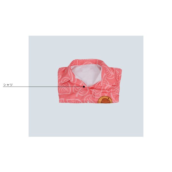 画像4: どうぶつの森 しずえ シャツ コスプレ衣装 (4)