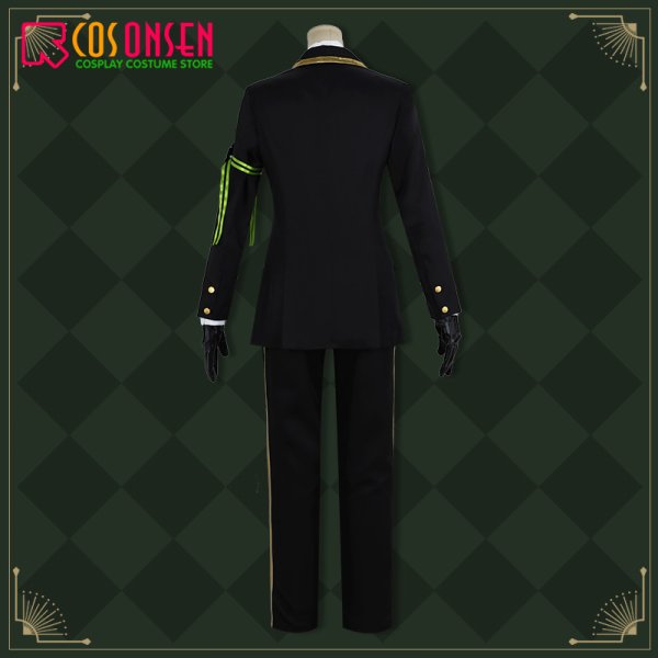 画像4: 【25％OFF】ツイステ風 ディアソムニア寮 マレウス・ドラコニア セベク・ジグボルト 制服 コスプレ衣装 (4)