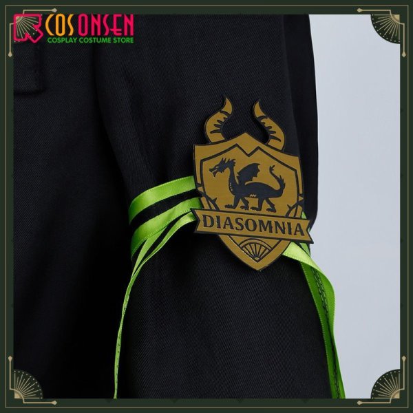 画像8: 【25％OFF】ツイステ風 ディアソムニア寮 マレウス・ドラコニア セベク・ジグボルト 制服 コスプレ衣装 (8)