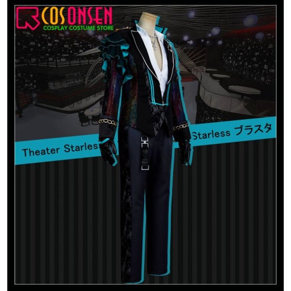 画像3: ブラックスター Theater Starless ブラスタ TeamP リンドウ コスプレ衣装 (3)