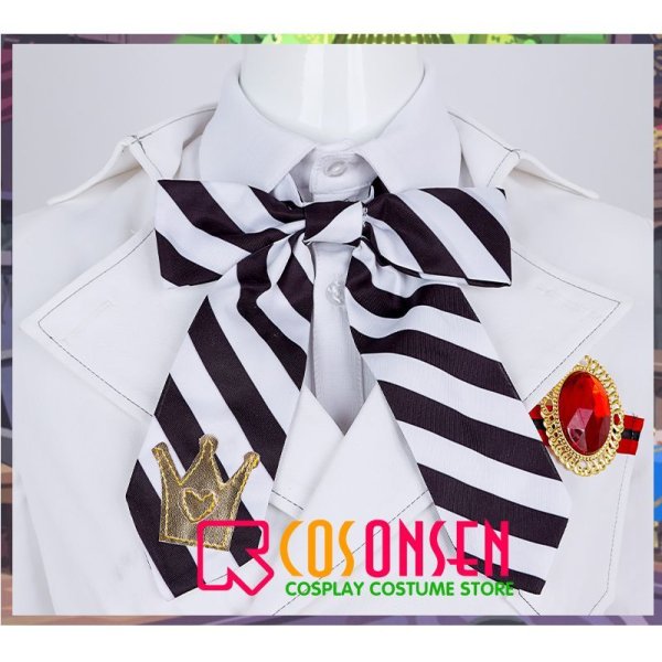 画像7: ツイステ風 リドル・ローズハート 実験着 コスプレ衣装 (7)