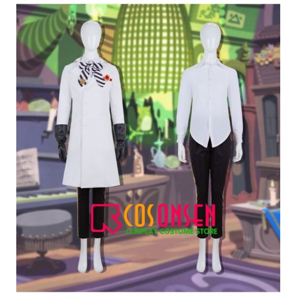 画像3: ツイステ風 リドル・ローズハート 実験着 コスプレ衣装 (3)