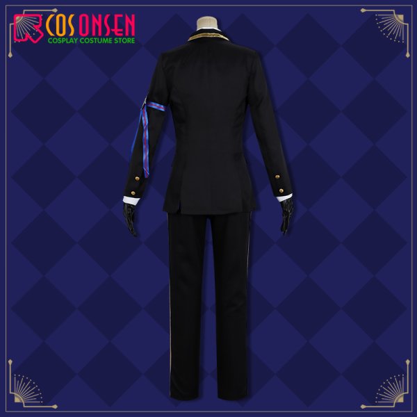 画像4: ツイステ風 ポムフィオーレ寮 ルーク・ハント 制服 コスプレ衣装 (4)