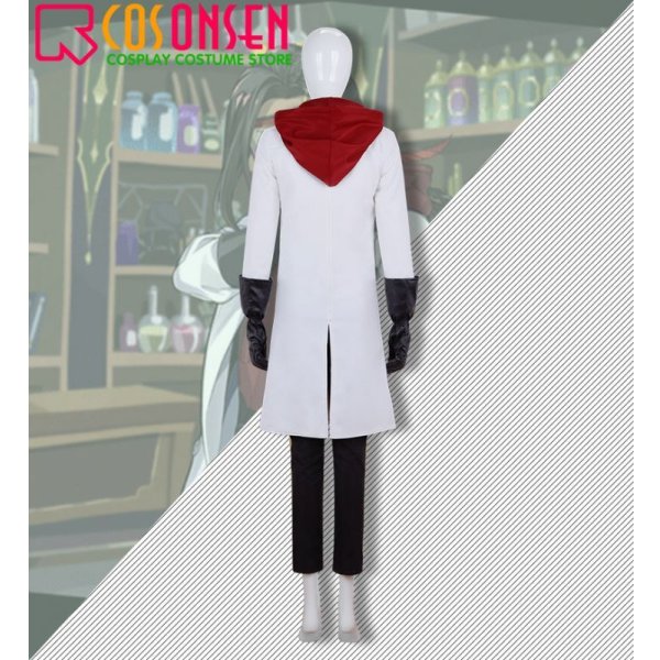 画像3: 【25%OFF】ツイステ風 ジャミル・バイパー 実験着 コスプレ衣装 (3)