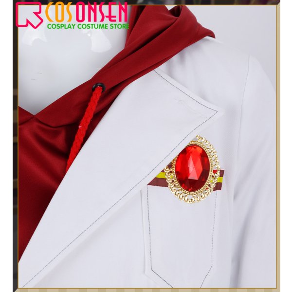 画像6: 【25%OFF】ツイステ風 ジャミル・バイパー 実験着 コスプレ衣装 (6)