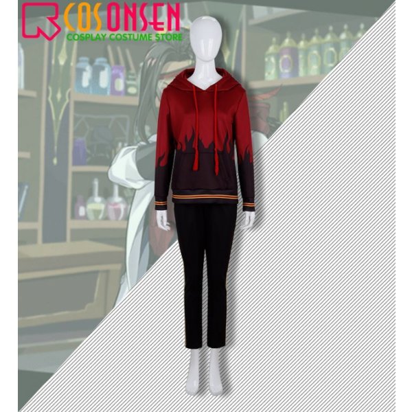 画像4: 【25%OFF】ツイステ風 ジャミル・バイパー 実験着 コスプレ衣装 (4)