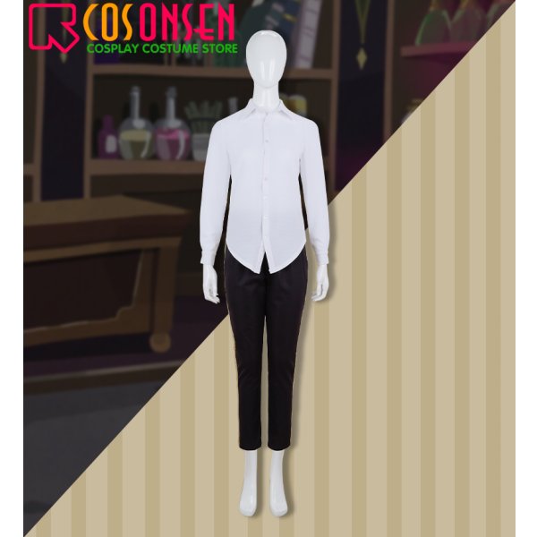 画像4: ツイステ風 ラギー・ブッチ レオナ・キングスカラー 実験着 コスプレ衣装 (4)