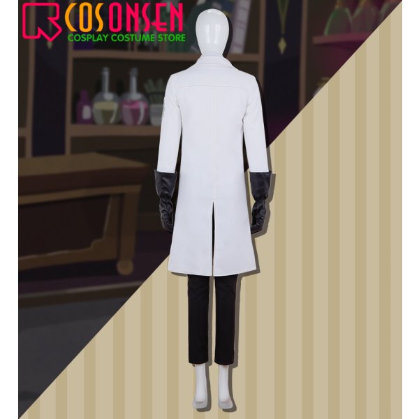 画像3: 【25%OFF】ツイステ風 セベク・ジグボルト 実験着 コスプレ衣装 (3)