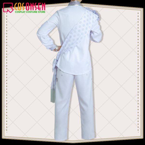 画像4: 【25%OFF】ツイステ風 春を呼ぶ妖精たちの祝祭 ジャミル・バイパー コスプレ衣装 (4)