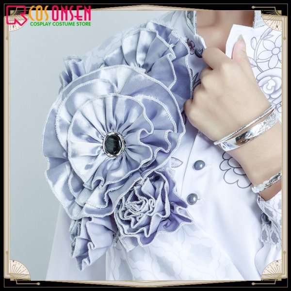 画像7: 【25%OFF】ツイステ風 春を呼ぶ妖精たちの祝祭 ジャミル・バイパー コスプレ衣装 (7)