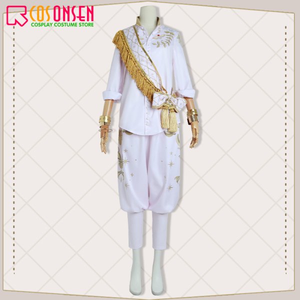 画像5: 【25%OFF】ツイステ風 春を呼ぶ妖精たちの祝祭 カリム・アルアジーム コスプレ衣装 (5)