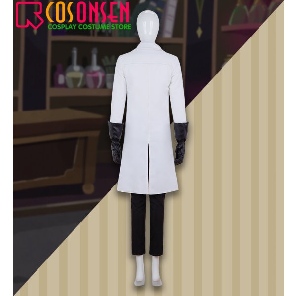 画像3: 【25%OFF】ツイステ風 ラギー・ブッチ ルーク・ハント 実験着 コスプレ衣装 (3)