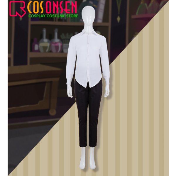 画像4: ツイステ風  シルバー 実験着 コスプレ衣装 (4)